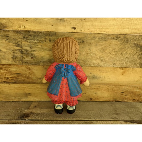 Vintage 70s Raggedy Ann Handmade Ceramic Figure - Picture 2 of 10